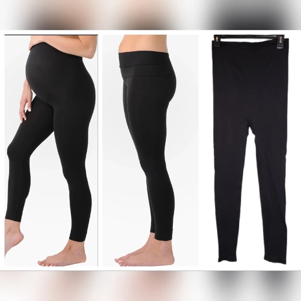 BELLY‎ BANDIT B.D.A Maternity Leggings. Black. Size medium